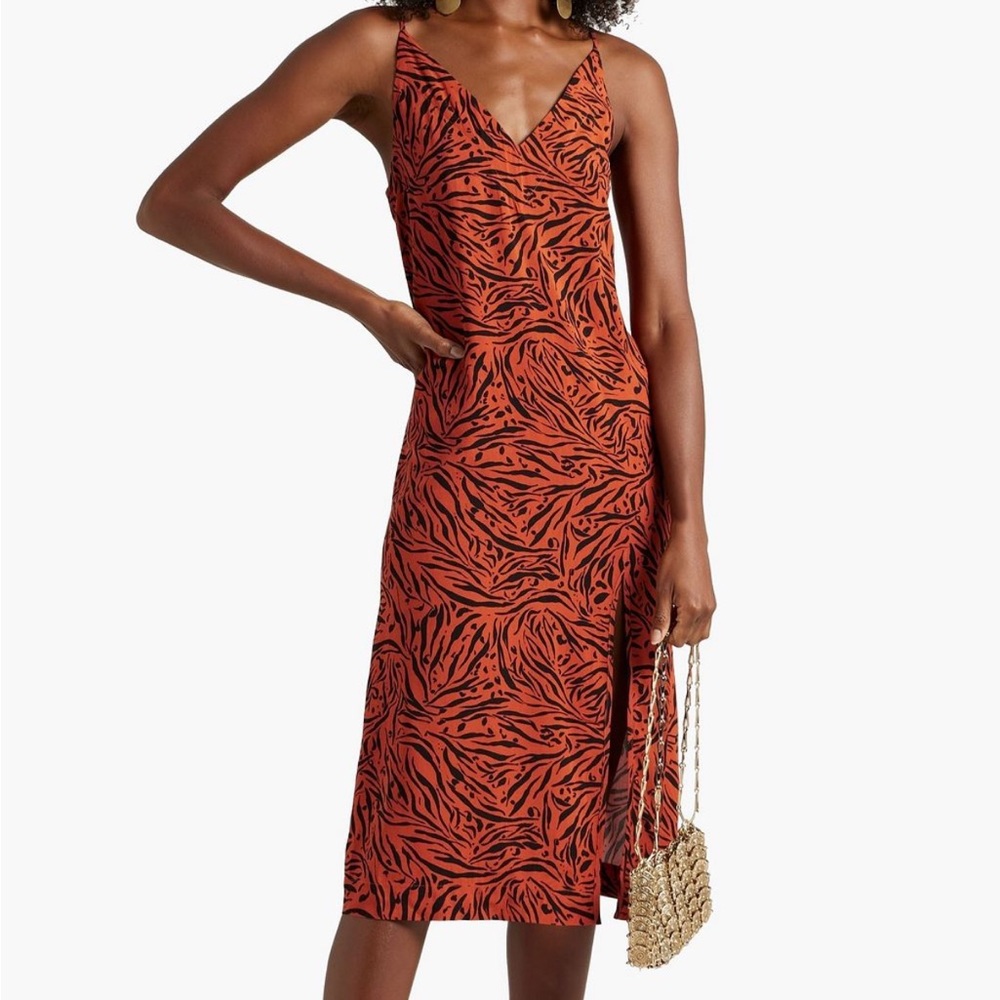 Seafolly Red and Black Patterned Dress